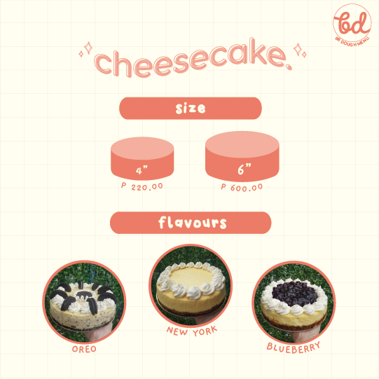 there's no such thing as too much cheesecake.